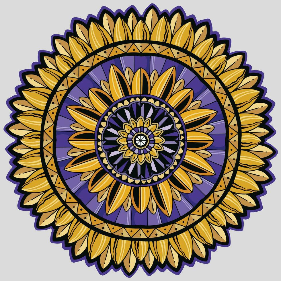 mandala arte illustrazione vettore