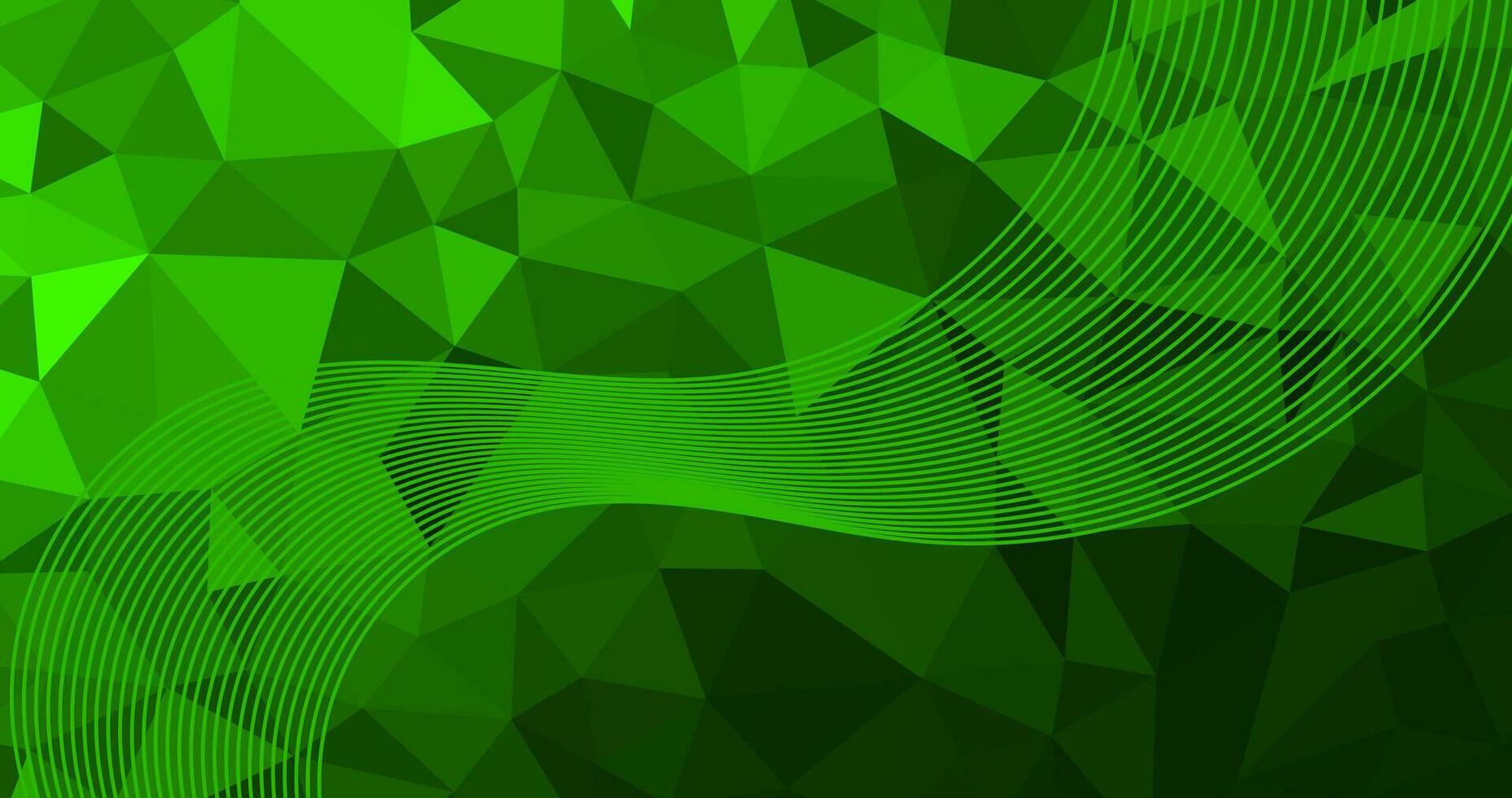 verde biologico geometrico sfondo vettore