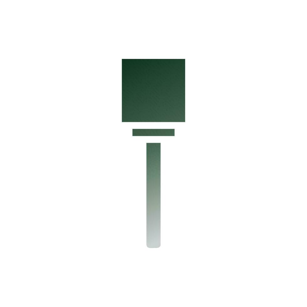 granata icona solido pendenza verde bianca colore militare simbolo Perfetto. vettore