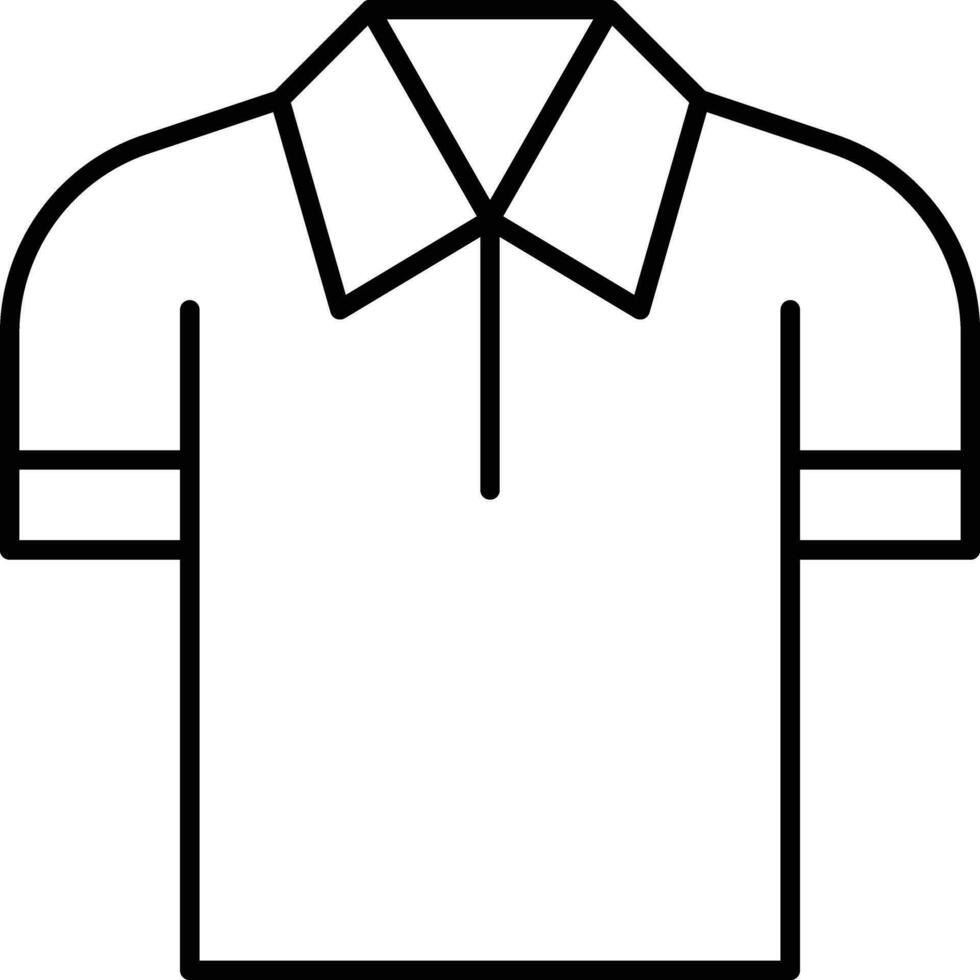 polo camicia icona per Scarica vettore