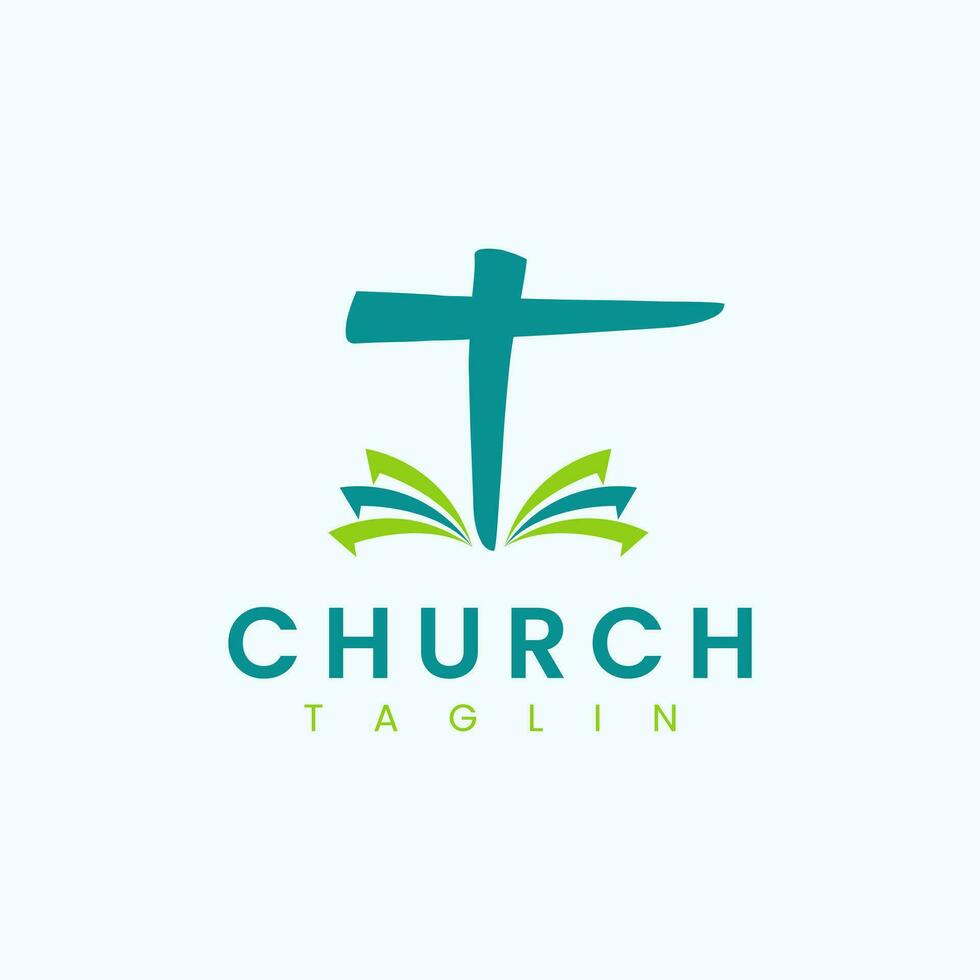 moderno Chiesa logo design logo vettore modello