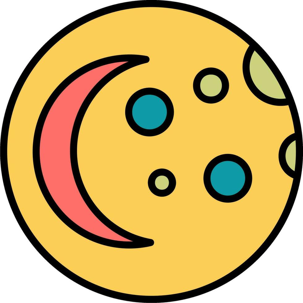 icona del vettore luna