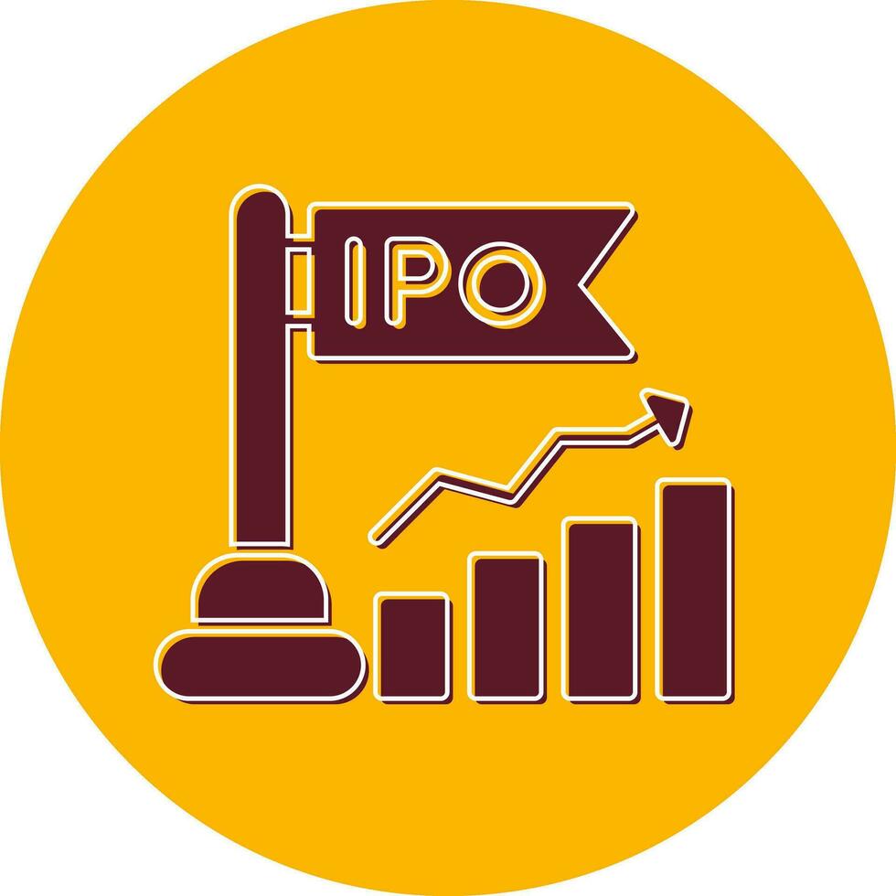 ipo vettore icona