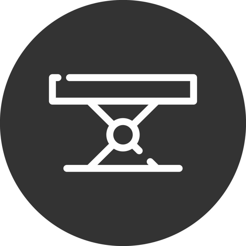 pieghevole tavolo creativo icona design vettore