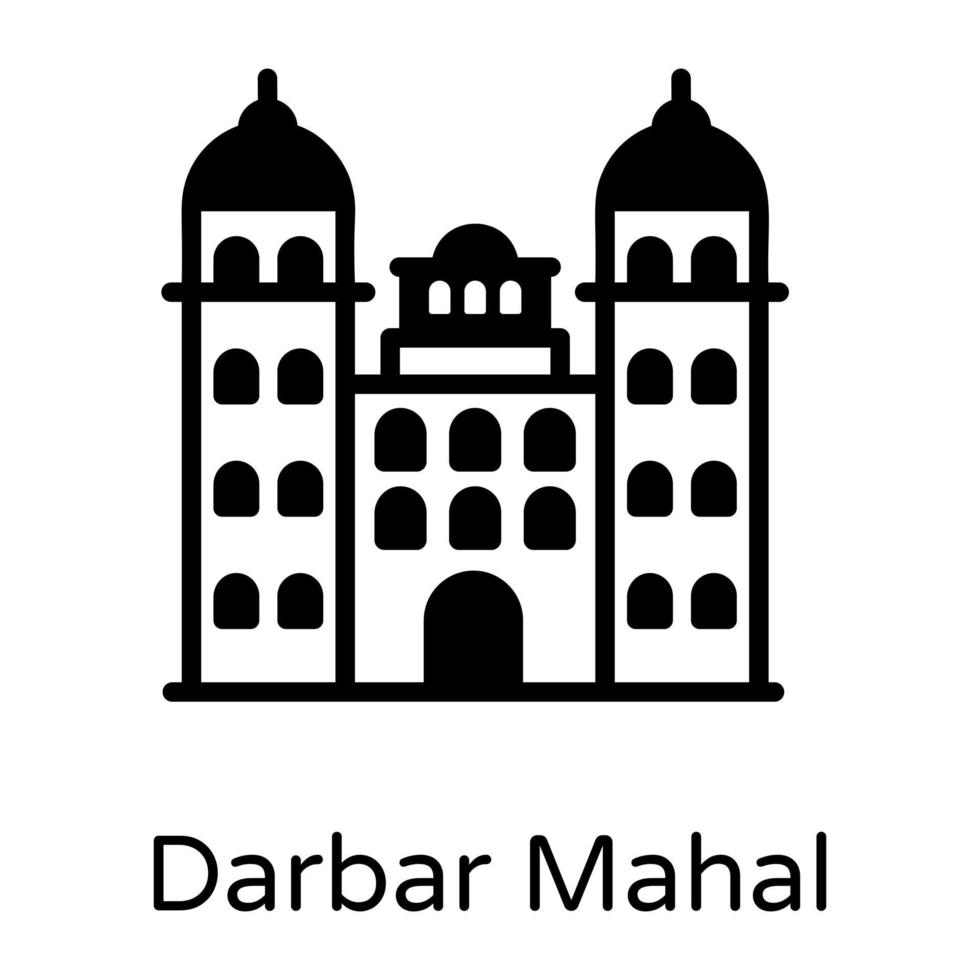 edificio darbar mahal vettore