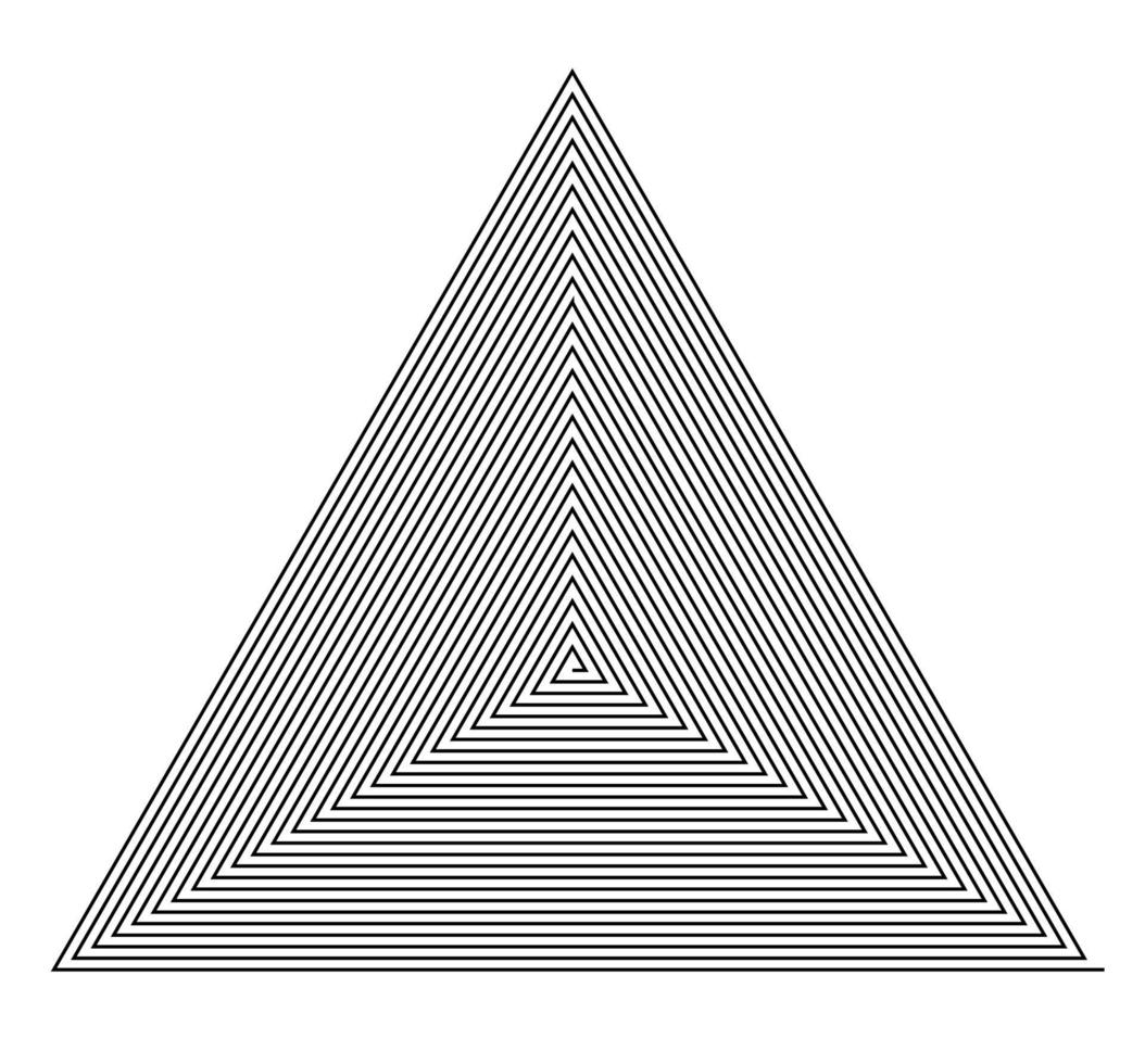 sfondo ipnotico in bianco e nero. illustrazione vettoriale. vettore