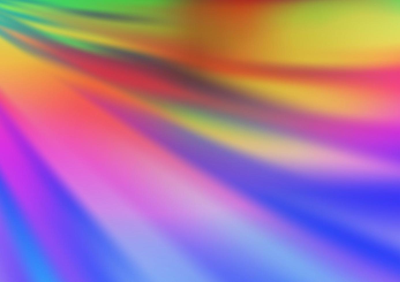 luce multicolore, vettore arcobaleno sfocato modello luminoso.