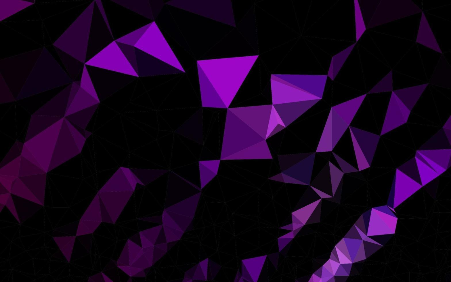 layout poligonale astratto di vettore viola scuro.