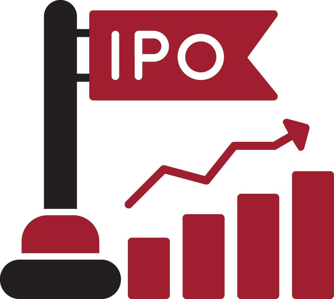 ipo vettore icona