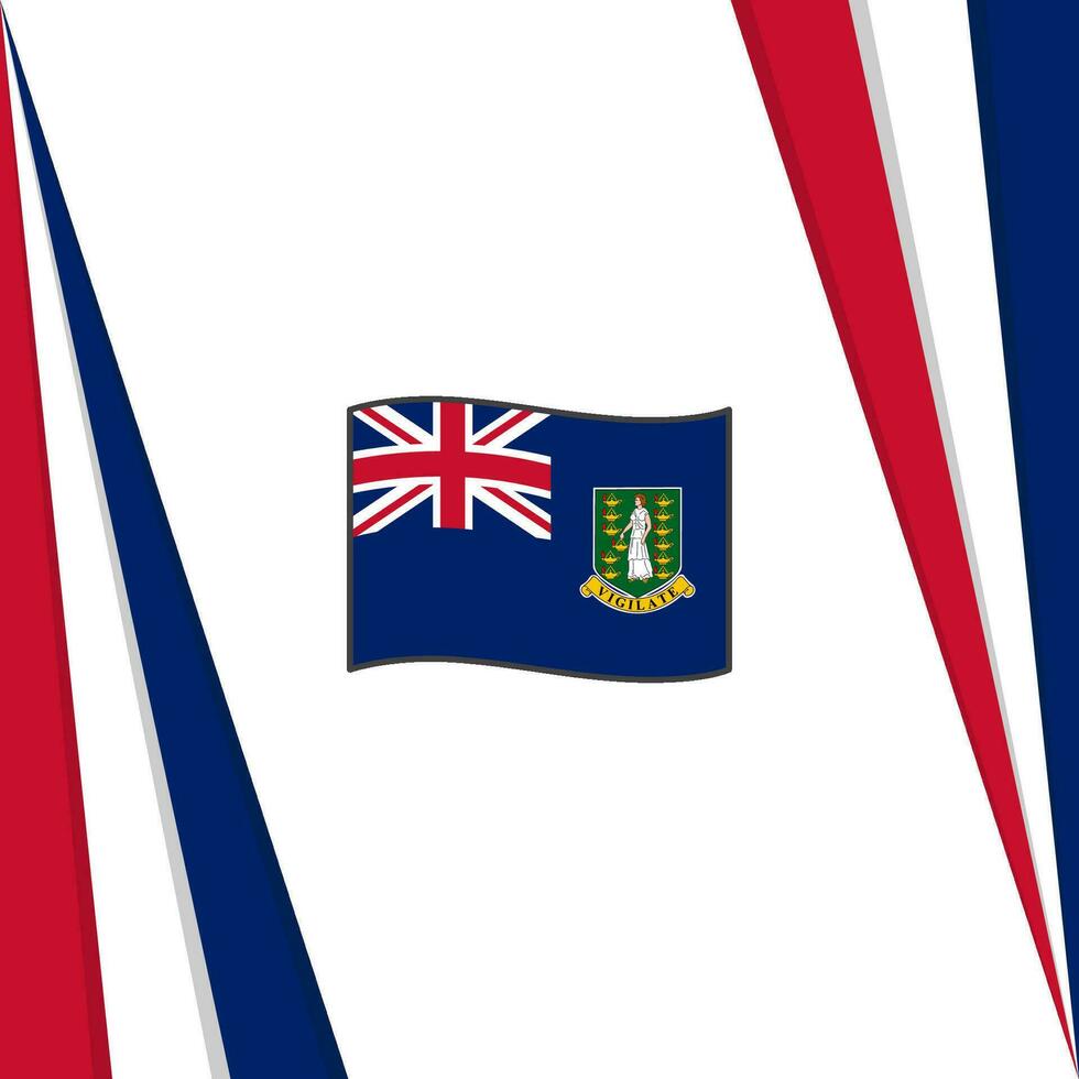 Britannico vergine isole bandiera astratto sfondo design modello. Britannico vergine isole indipendenza giorno bandiera sociale media inviare. bandiera vettore