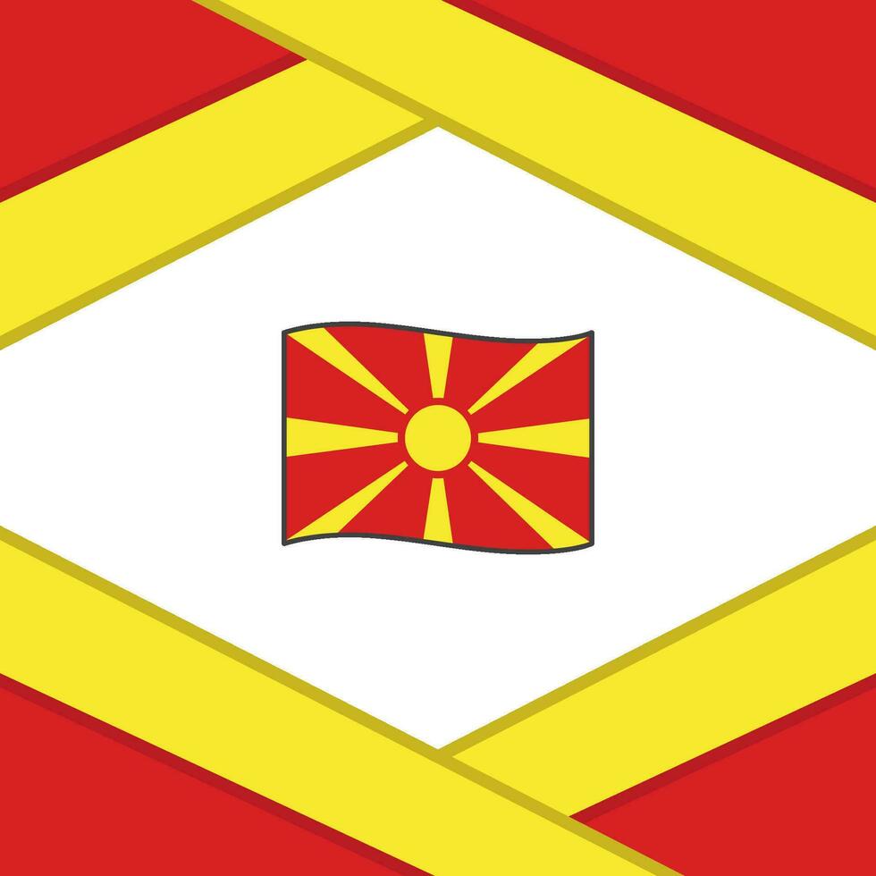 nord macedonia bandiera astratto sfondo design modello. nord macedonia indipendenza giorno bandiera sociale media inviare. nord macedonia modello vettore