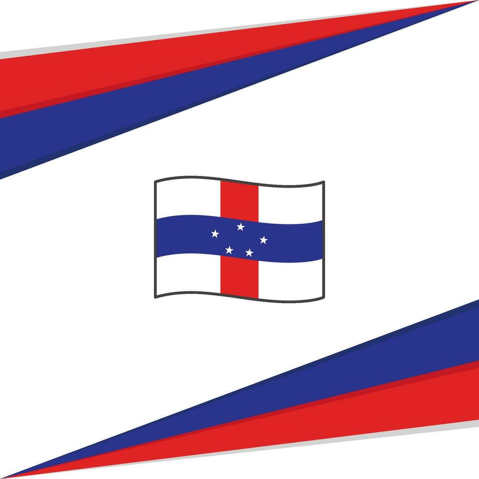 Olanda Antille bandiera astratto sfondo design modello. Olanda Antille indipendenza giorno bandiera sociale media inviare. Olanda Antille design vettore