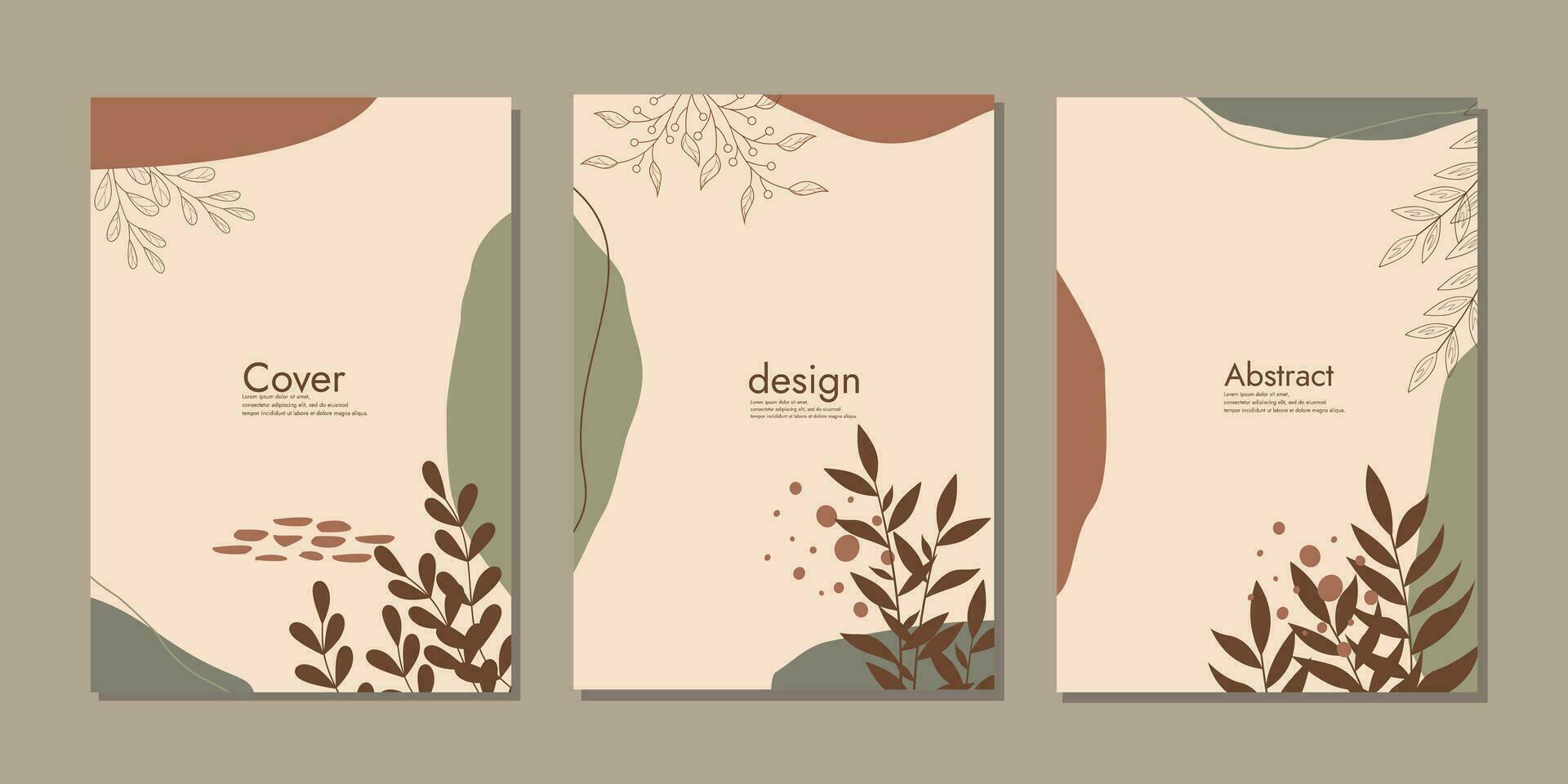 copertina design con floreale modello. mano disegnato creativo fiori. dimensione a4 per scuola libri, i Quaderni, volantino, libri, diari, pianificatori, opuscoli, cataloghi vettore