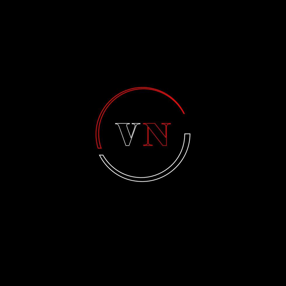 vn creativo moderno lettere logo design modello vettore