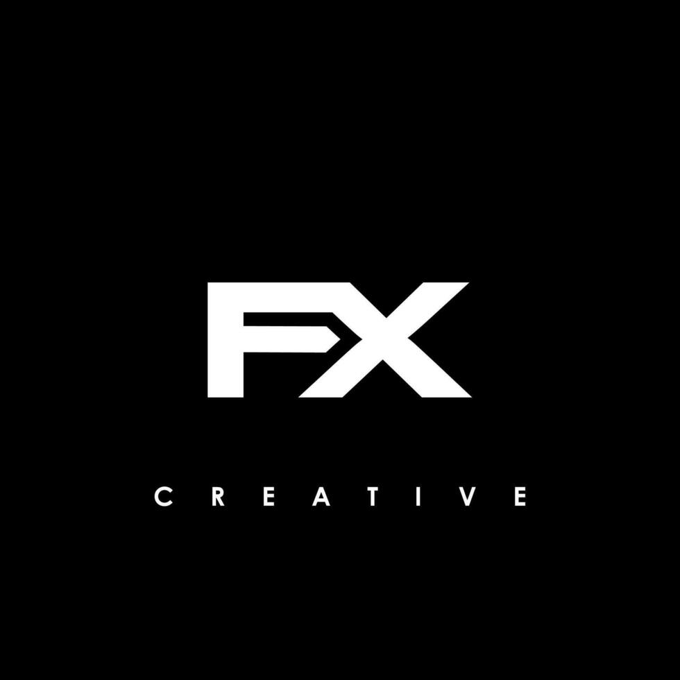 fx lettera iniziale logo design modello vettore illustrazione