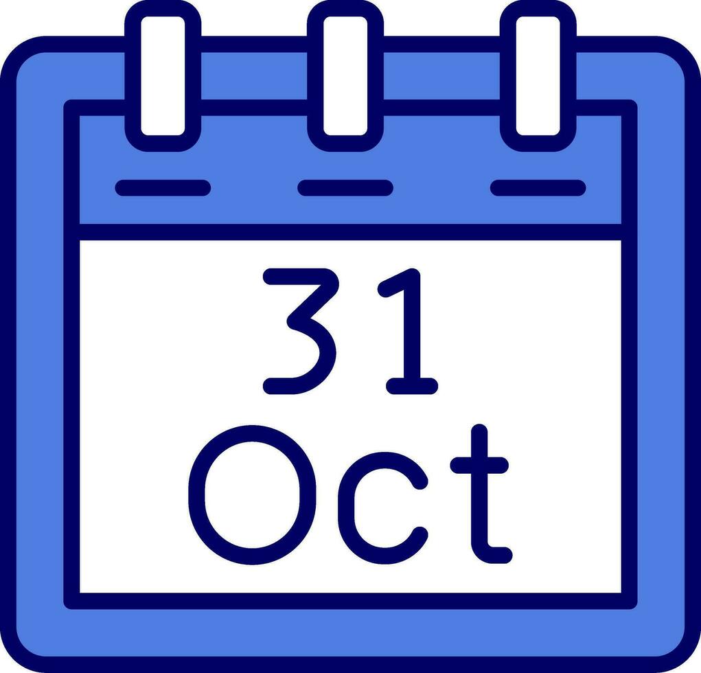 ottobre 31 vettore icona