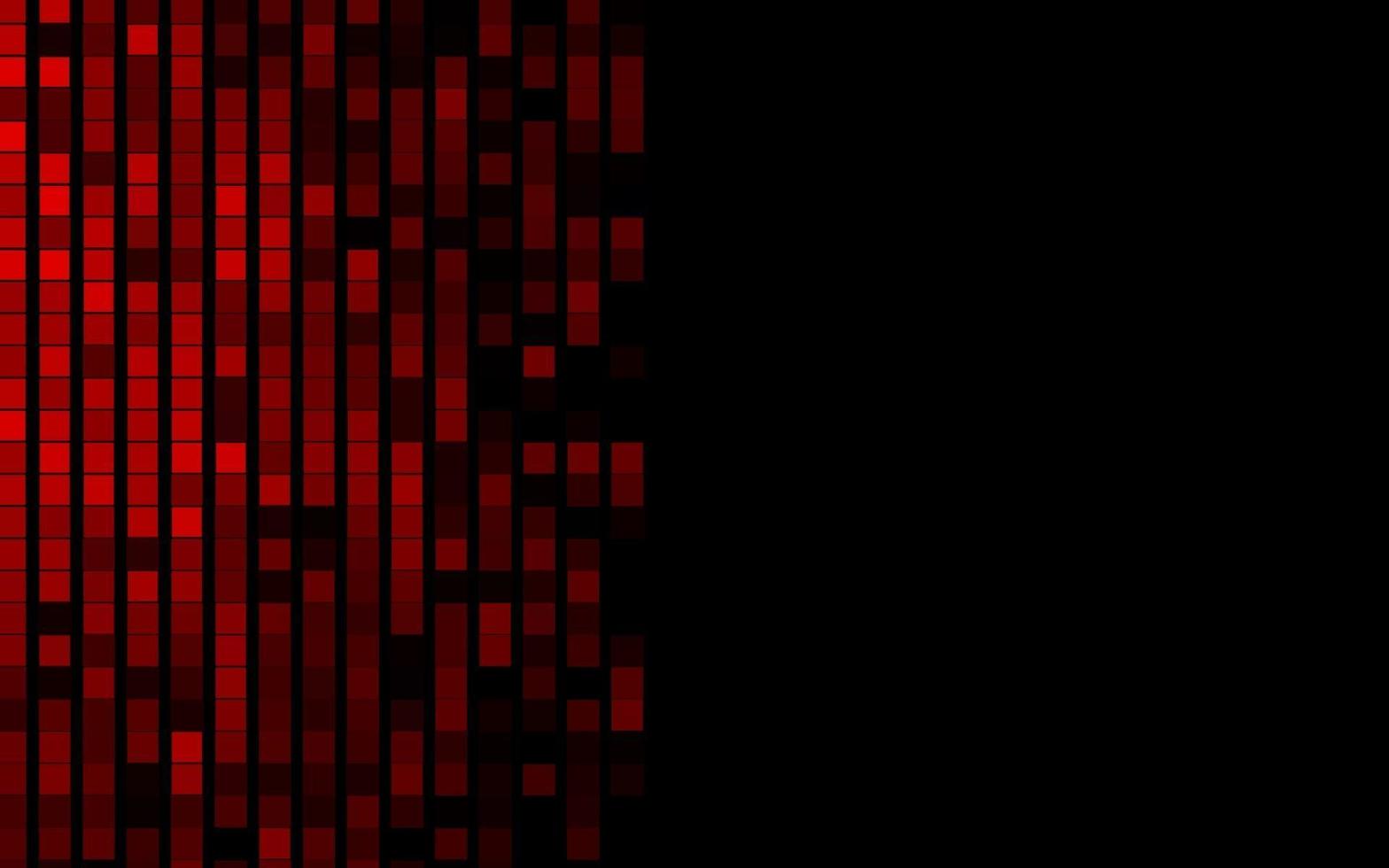 layout vettoriale rosso scuro con linee, rettangoli.