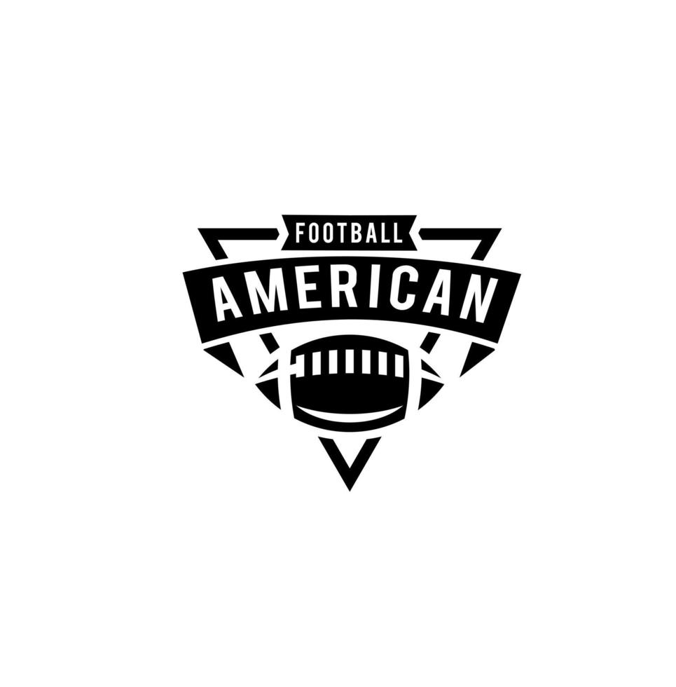 vettore di disegno dell'icona del logo della squadra di football americano