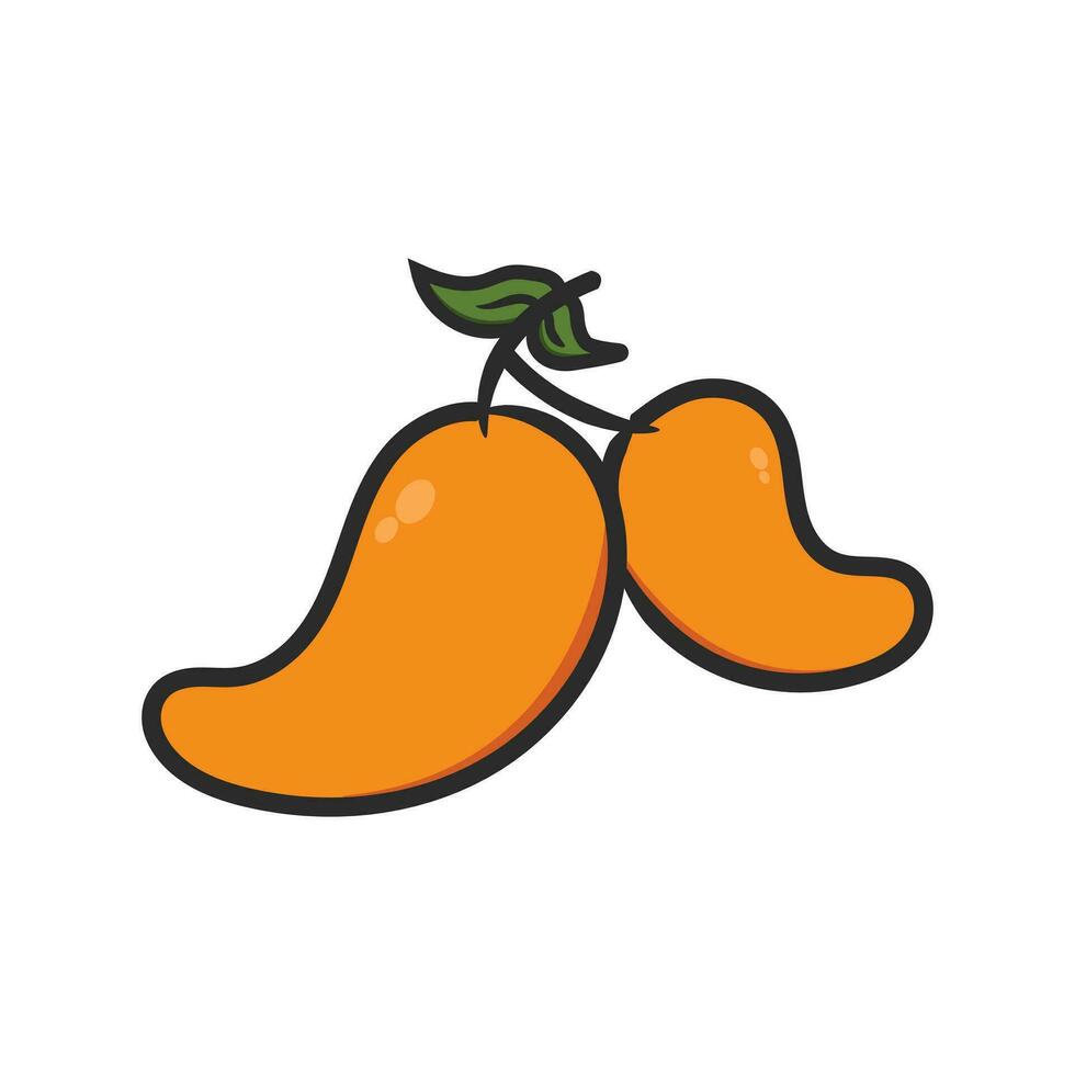 illustrazione vettore grafico Mango logo design idea