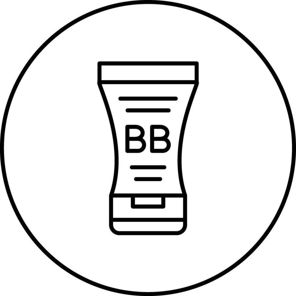 bb crema vettore icona