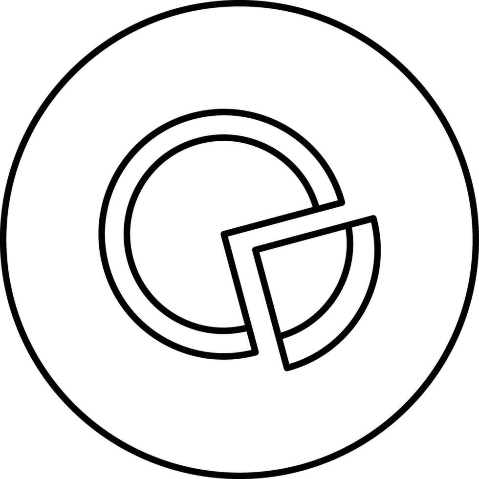 ciambella grafico vettore icona