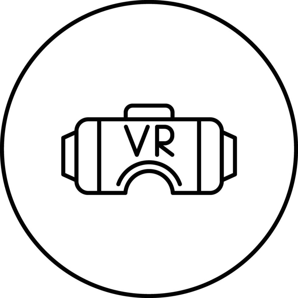 vr bicchieri vettore icona