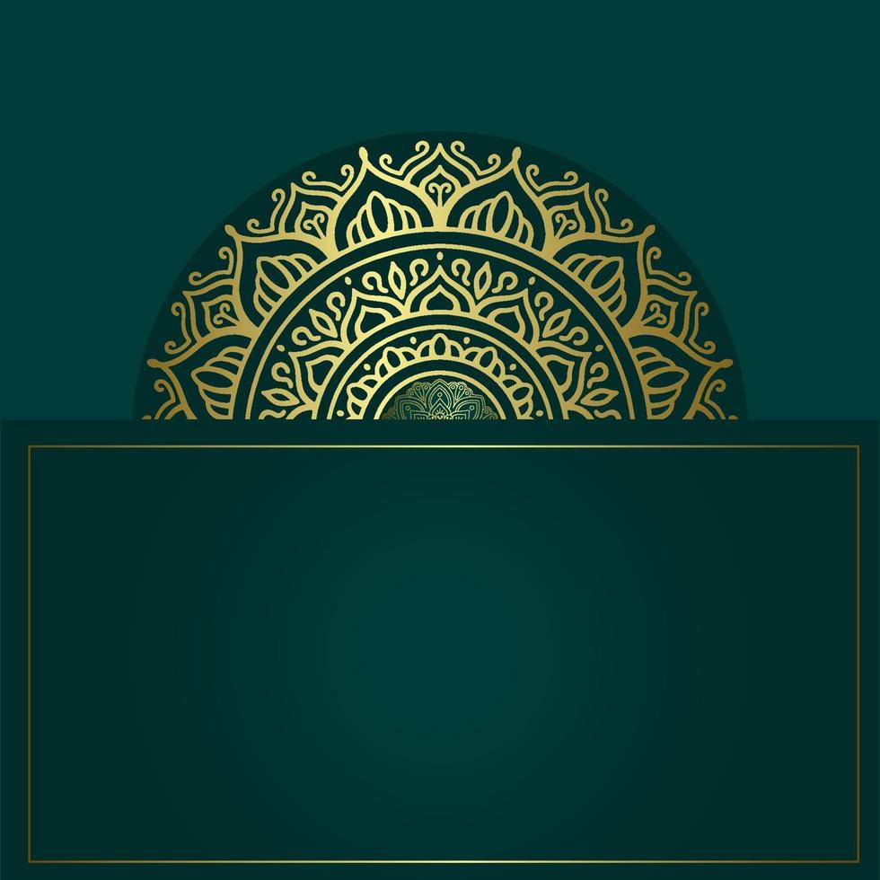 sfondo mandala ornamentale di lusso con arabo vettore