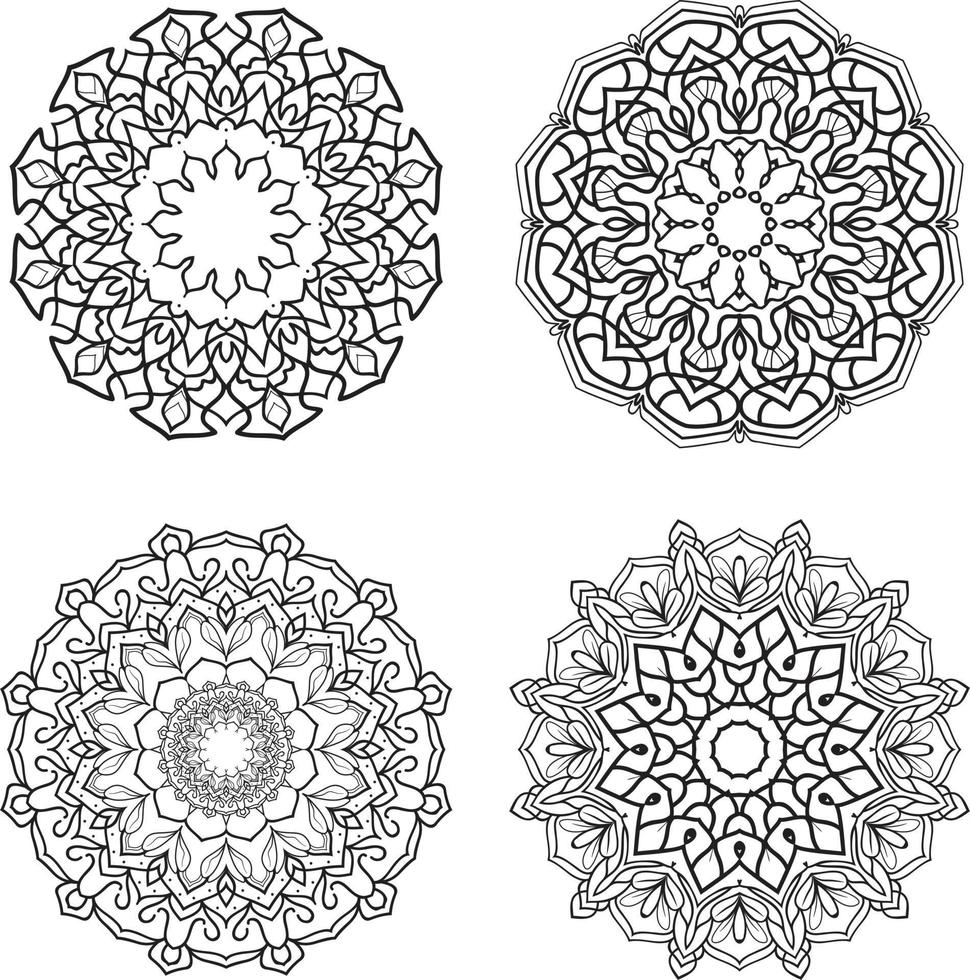 vettore mandala collection.free vector elements