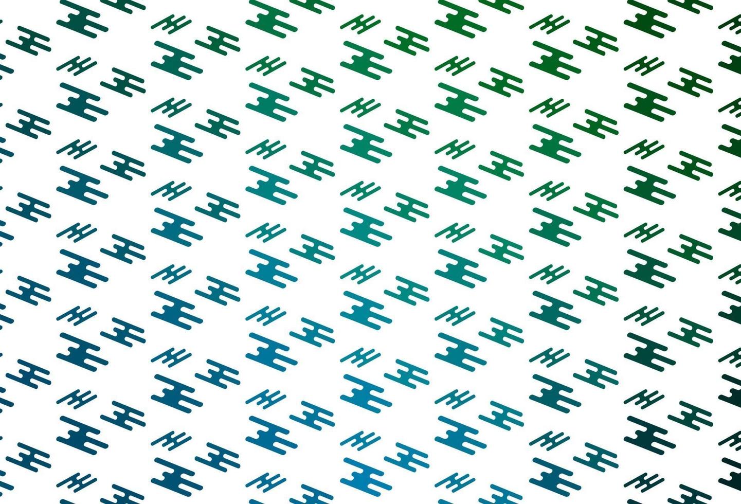 sfondo vettoriale azzurro, verde con lunghe linee.
