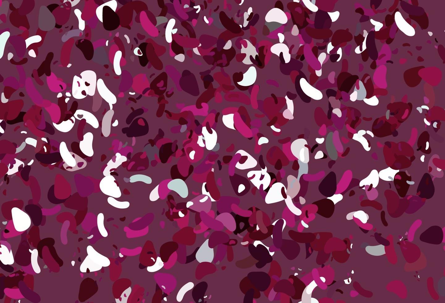 modello vettoriale rosa chiaro con forme caotiche.