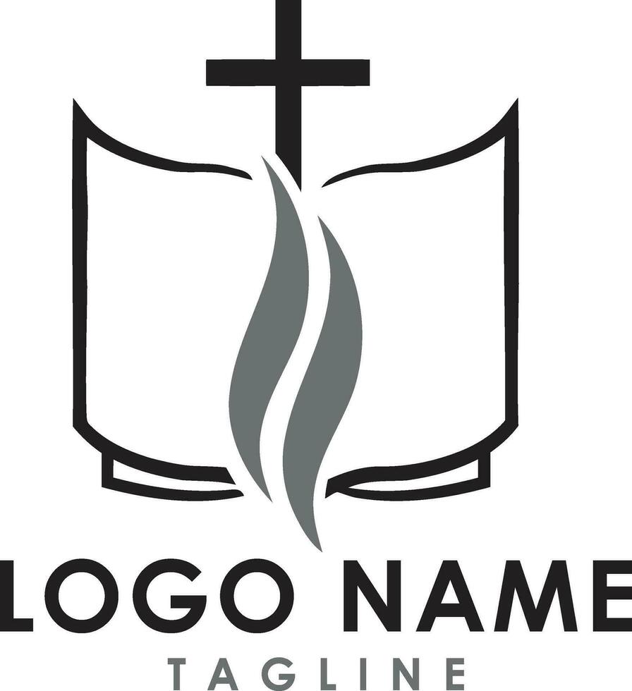 cristiano logo design vettore