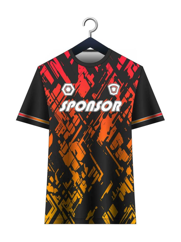 calcio maglia modello per calcio club. vettore sublimazione gli sport abbigliamento design. uniforme davanti Visualizza modelli calcio maglia. maglia design idee.