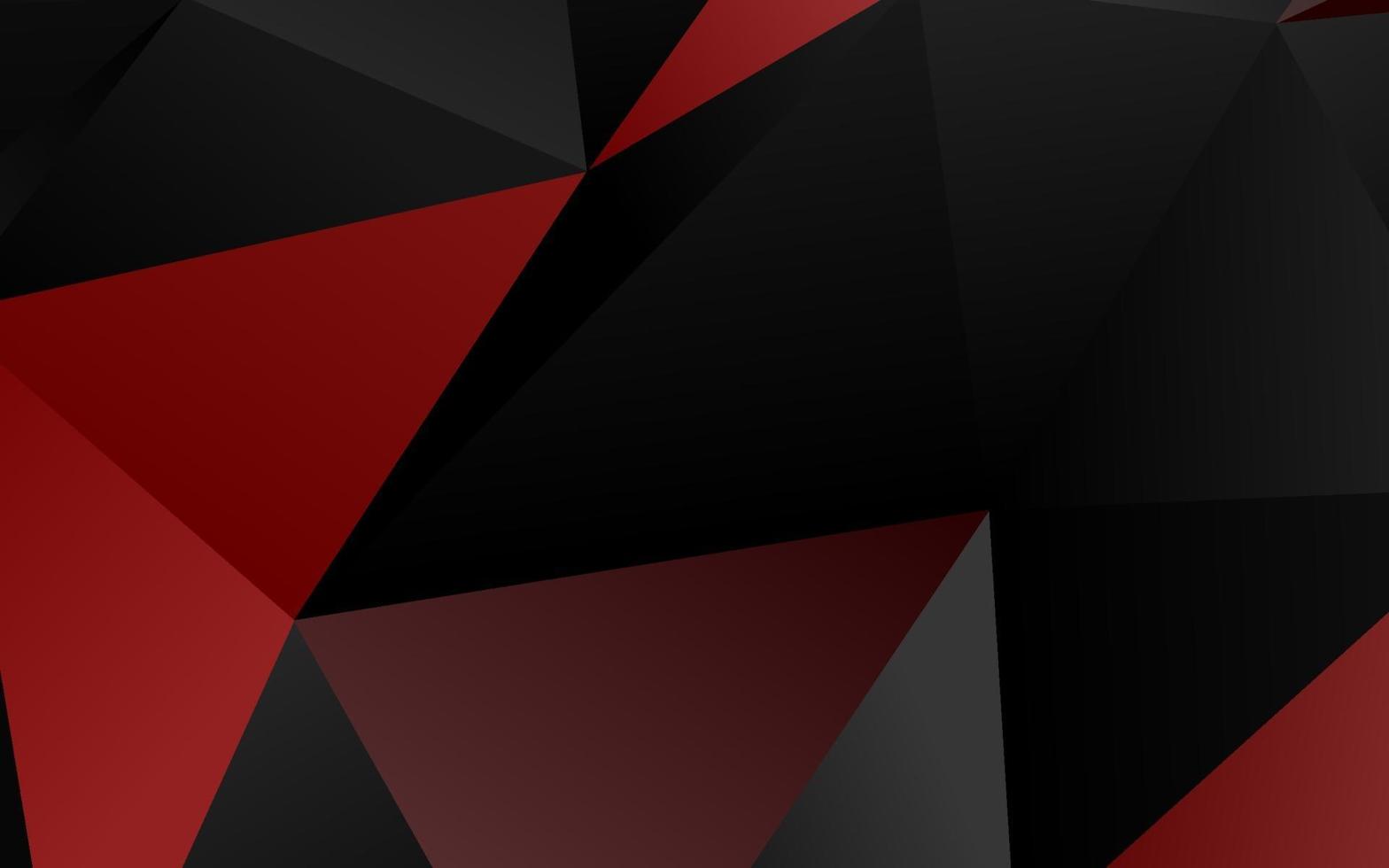 modello di mosaico triangolo vettoriale rosso chiaro.