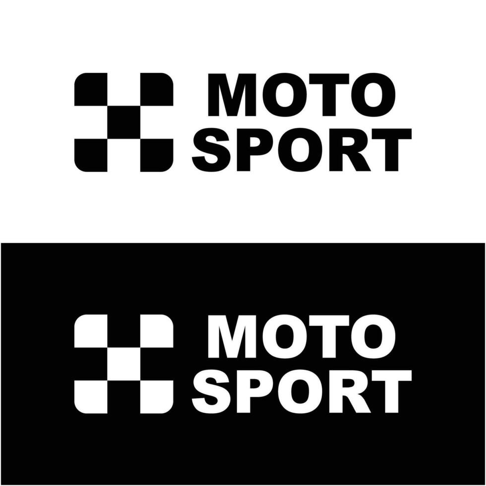 motosport logo icona vettore illustrazione design