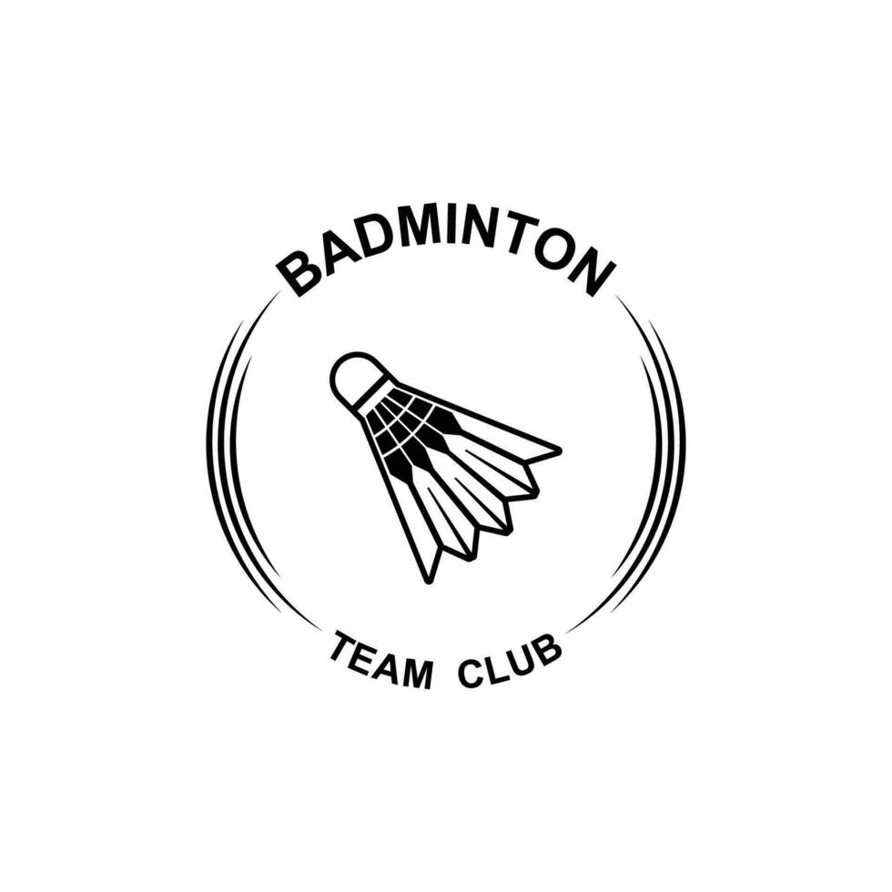 Badminton logo icona vettore illustration design