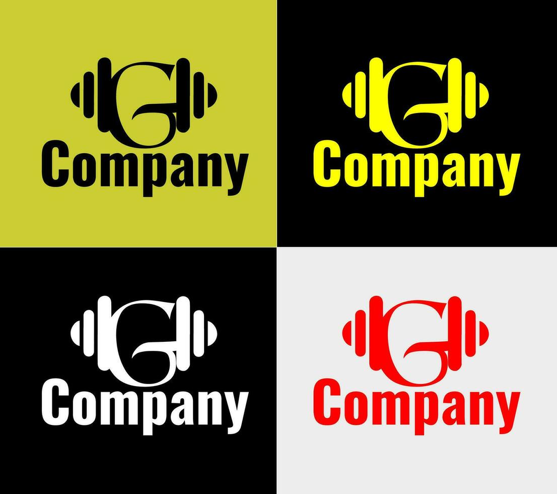 Palestra azienda logo, elementi colore variazione astratto icona. moderno logotipo, attività commerciale modello. vettore