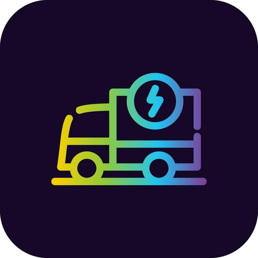 furgone servizio creativo icona design vettore