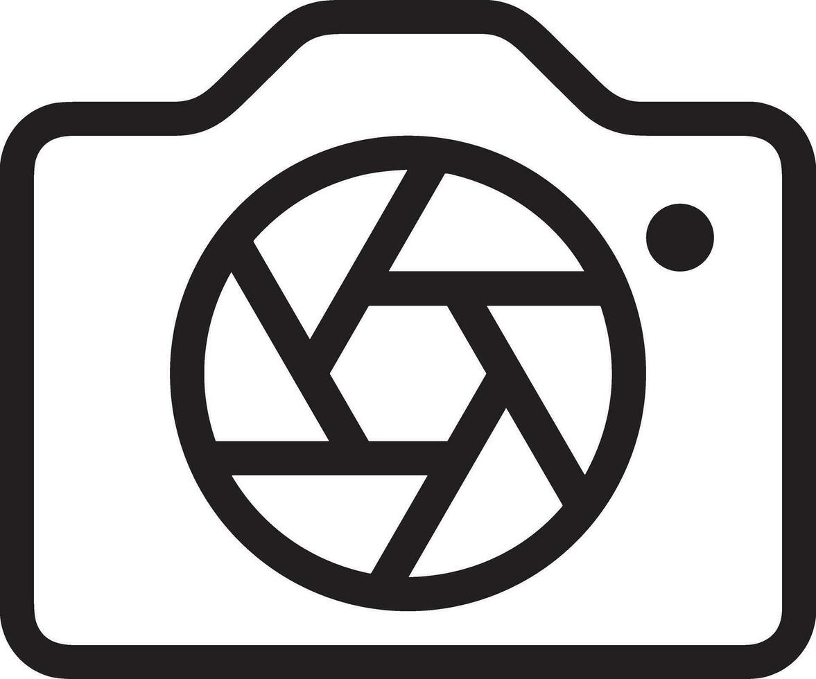 telecamera fotografia icona simbolo Immagine vettore. illustrazione di multimedia fotografico lente grapich design immagini vettore