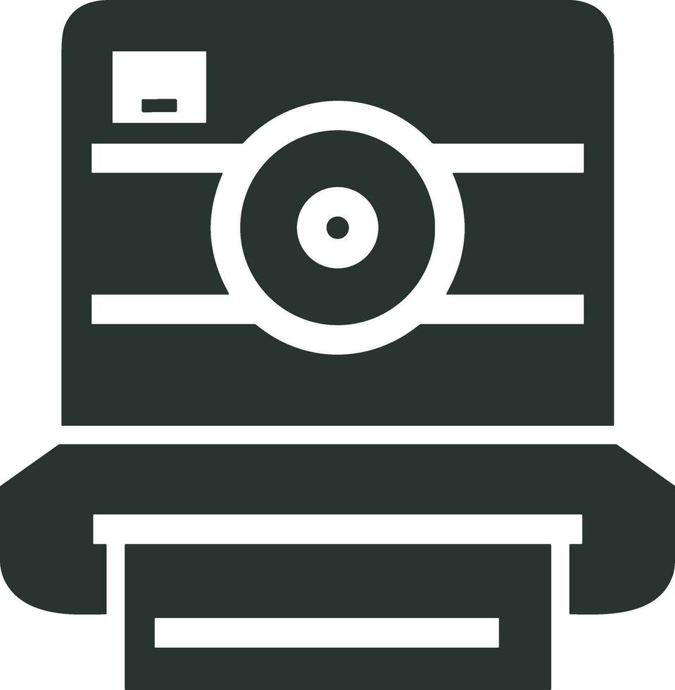 telecamera fotografia icona simbolo Immagine vettore. illustrazione di multimedia fotografico lente grapich design Immagine vettore