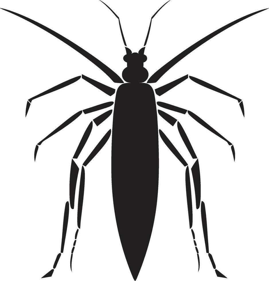 minimo bastone insetto simbolo vettore insetto eleganza
