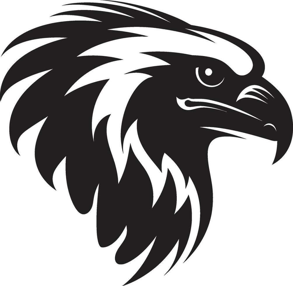 avvoltoi maestoso sguardo insegne nero vettore cielo osservatore distintivo