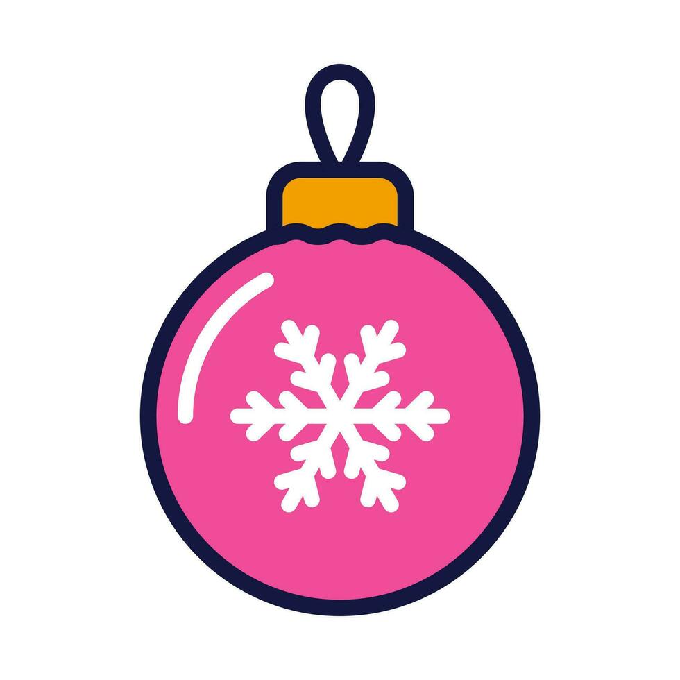 vettore Natale decorazione. Vintage ▾ Natale decorativo icone isolato su bianca. Natale e nuovo anno.