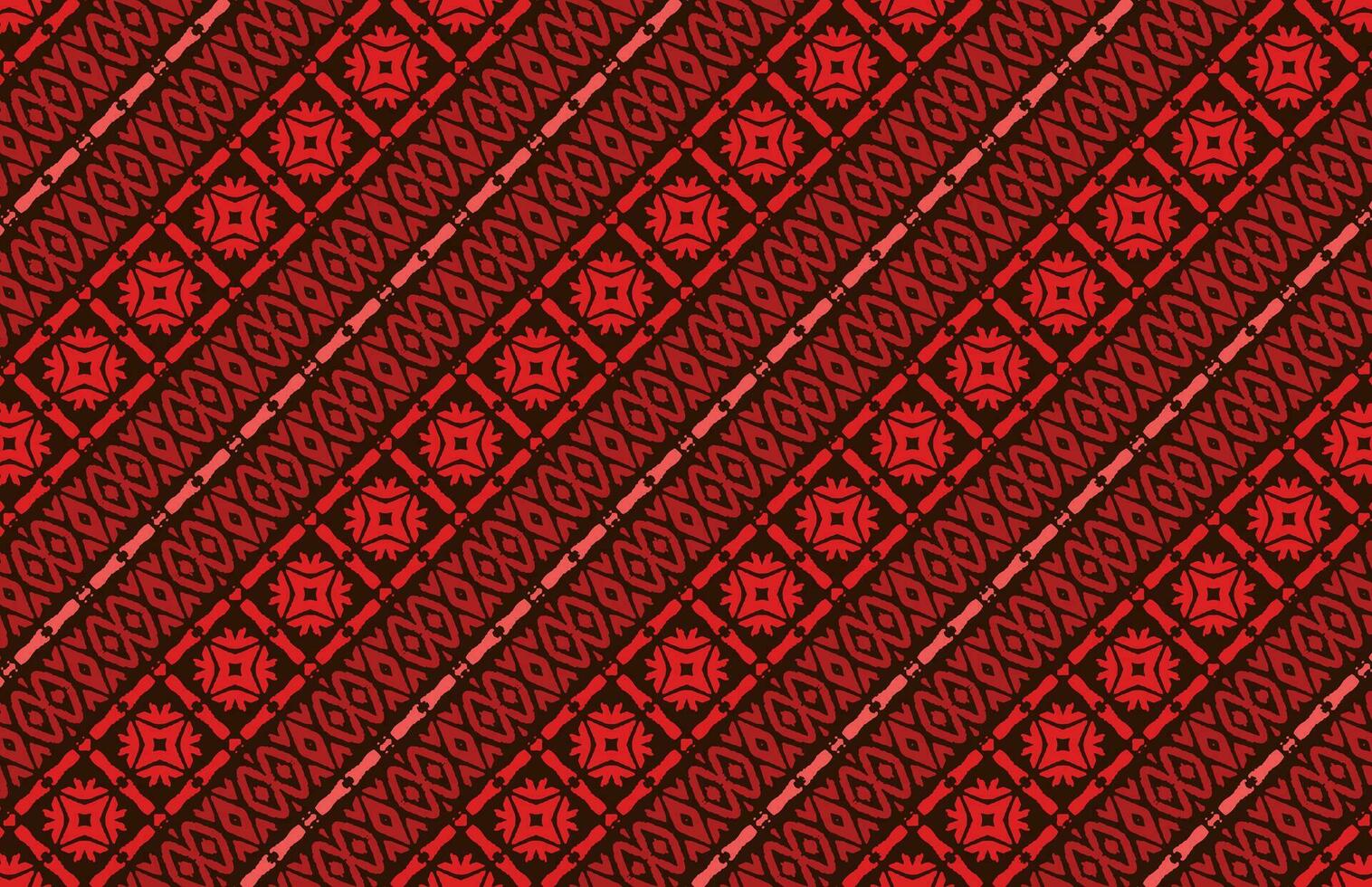 senza soluzione di continuità Vintage ▾ decorativo rosso tessuto modello vettore
