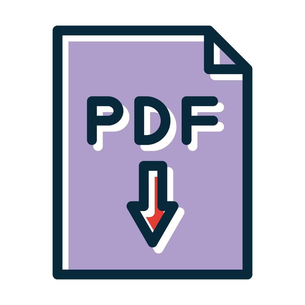 Scarica PDF vettore di spessore linea pieno buio colori per personale e commerciale uso.