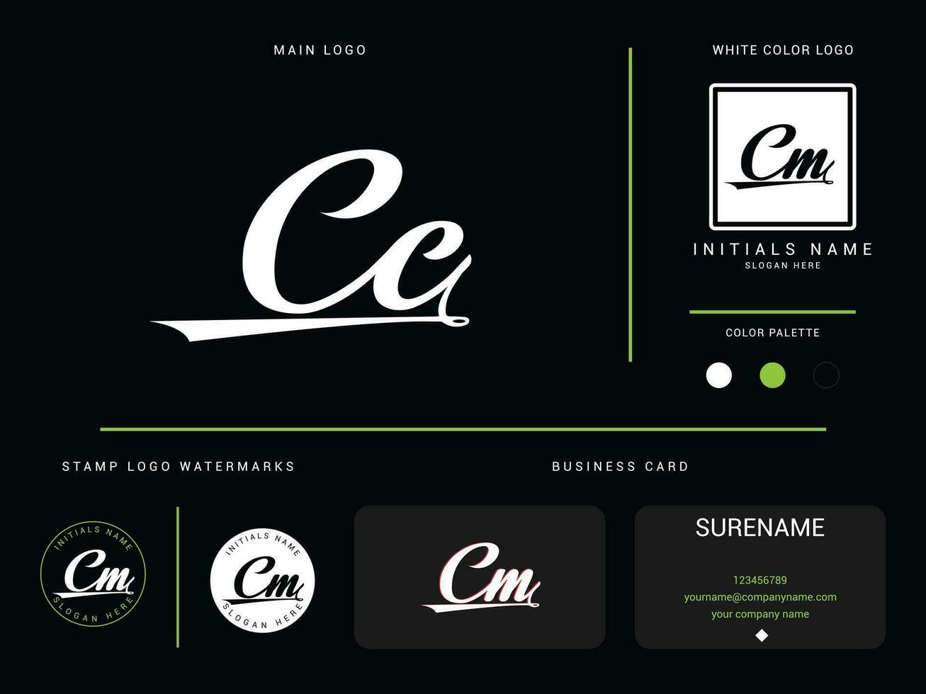 tipografia cc logo vettore, iniziale lusso centimetro cc abbigliamento moda logo per capi di abbigliamento attività commerciale vettore