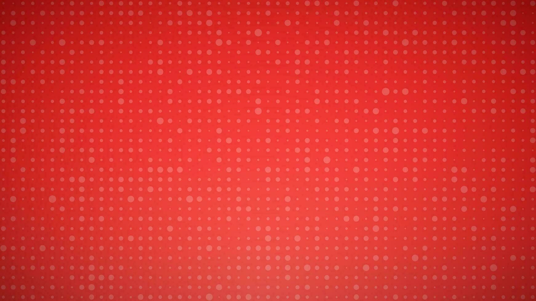 astratto geometrico sfondo di cerchi. rosso pixel sfondo con vuoto spazio. vettore illustrazione.
