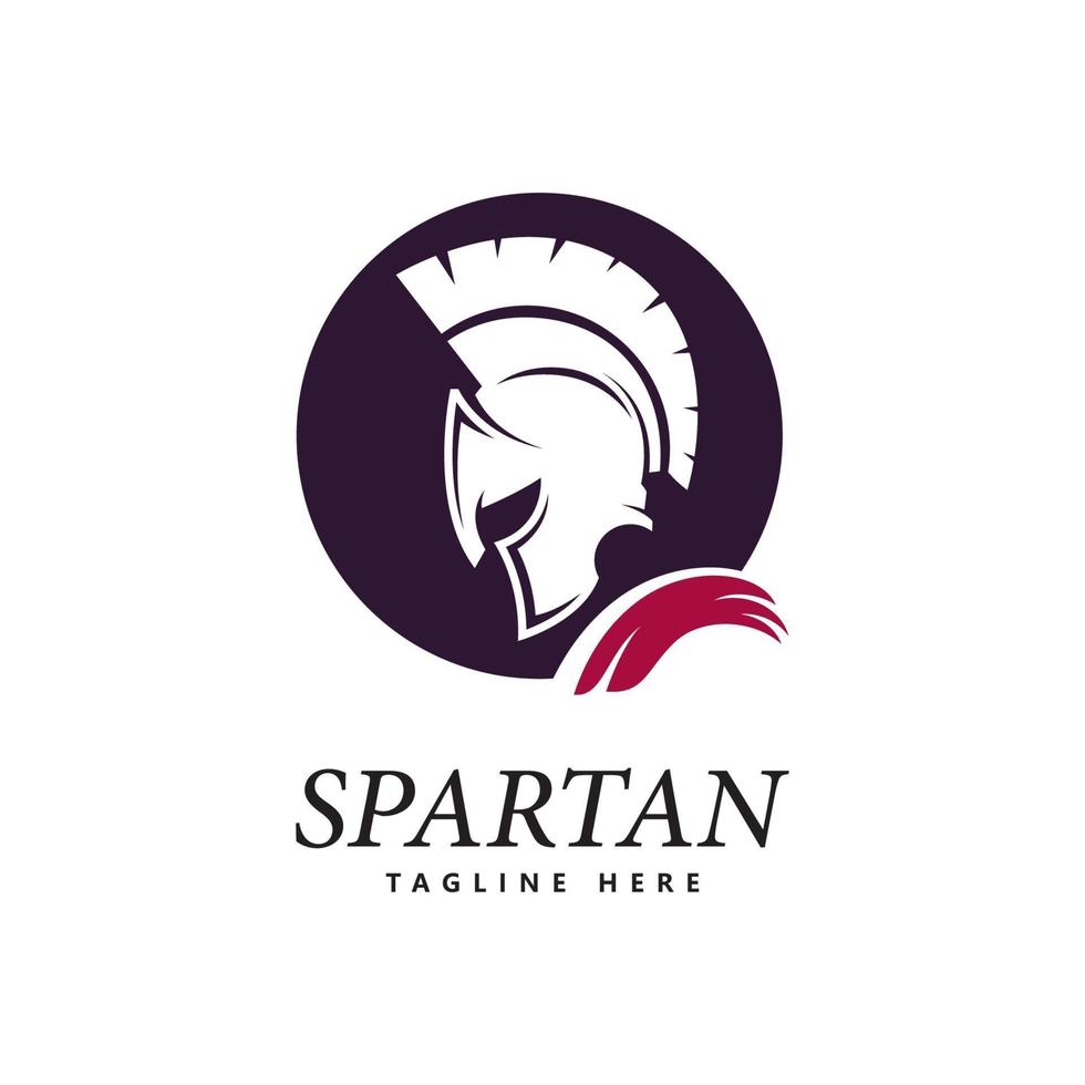 logo spartano vettore logo elmo spartano