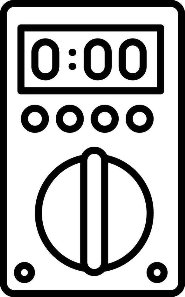 icona vettoriale multimetro