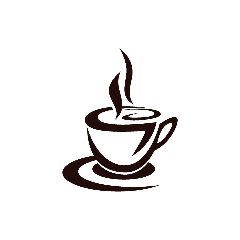 modello di logo della tazza di caffè vettore