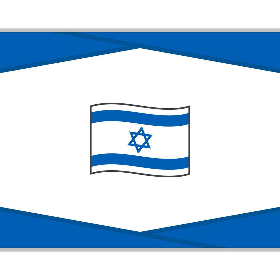 Israele bandiera astratto sfondo design modello. Israele indipendenza giorno bandiera sociale media inviare. Israele vettore